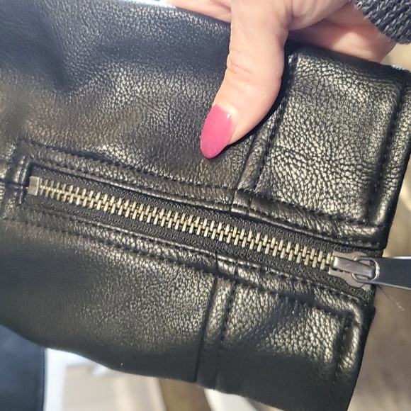 NWT Loft Faux Vegan Leather Moto Jacket - Picture 8 of 11